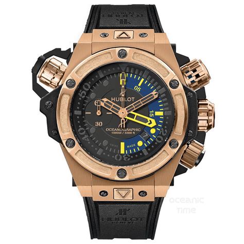 hublot king power oceanographic 1000 gold|Hublot king oceanographic 1000 review.